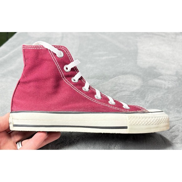 Vintage Converse All Star Shoes Mens Size 5.5 High Top Made USA 80s Sneakers - Picture 4 of 12